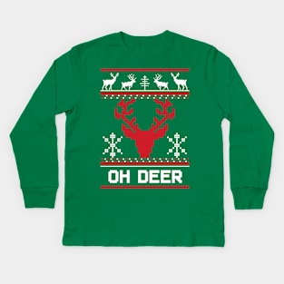 Oh Deer Kids Long Sleeve T-Shirt